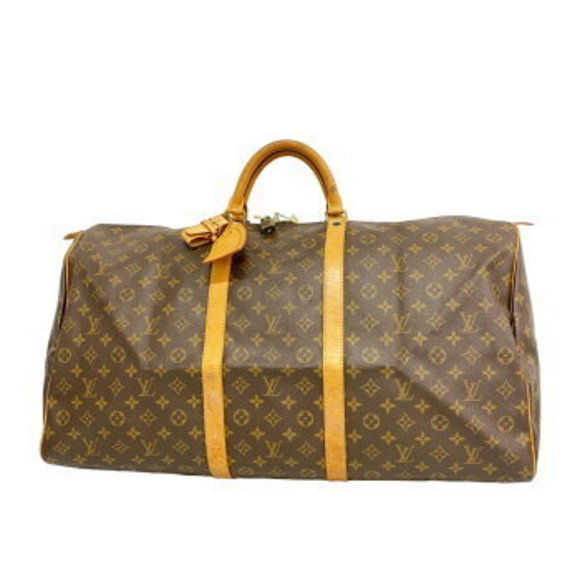 Louis Vuitton Monogram Keepall Boston Bag Brown - Picture 1 of 9